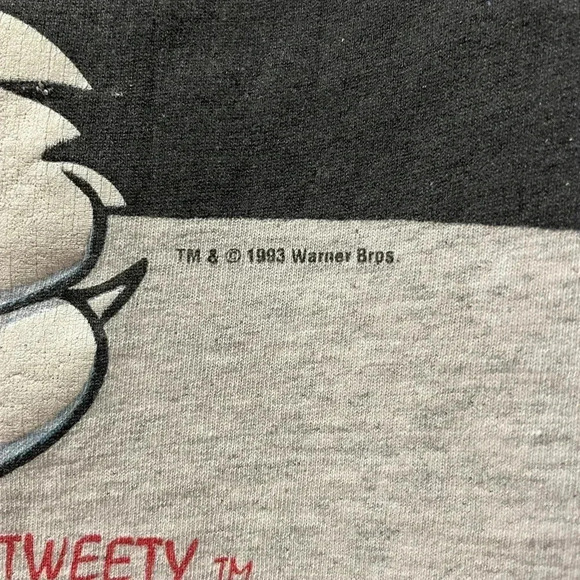 Vtg 93’ Silvester & Tweety Graphic Single Stitch T-Shirt - Picture 4 of 8